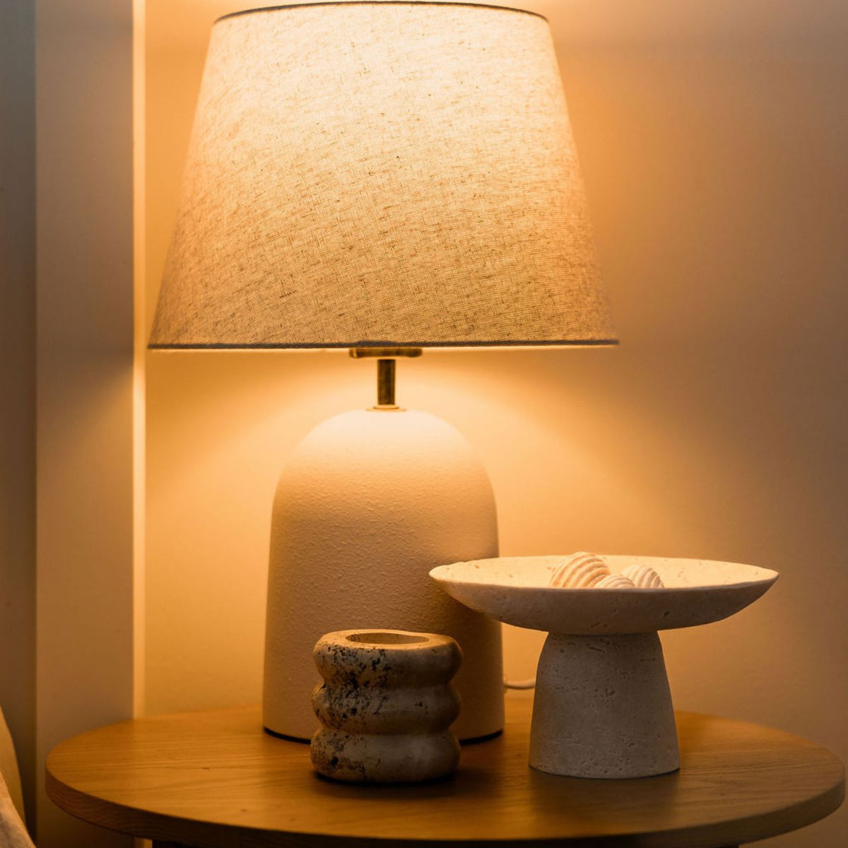LUM8 Circadian Globe installed in pendant light — wall switch mode cycling