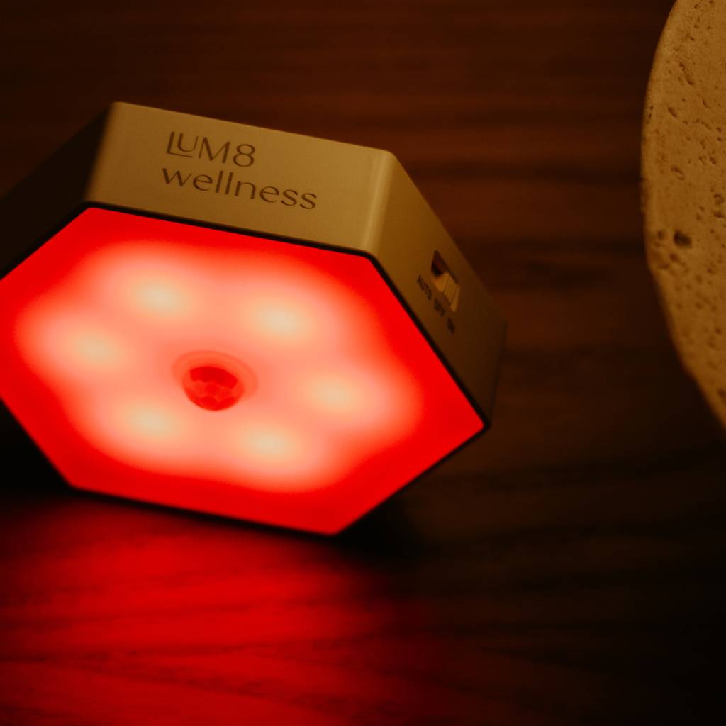 LUM8 Motion Sensor Night Light product shot — zero blue light safe nighttime lighting