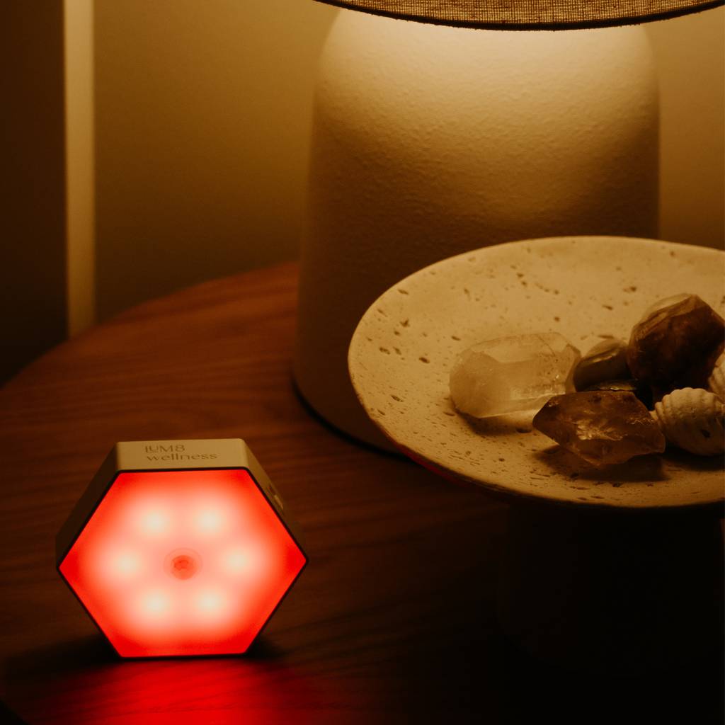 LUM8 Motion Sensor Night Light installed showing plug-in design and sensor placement