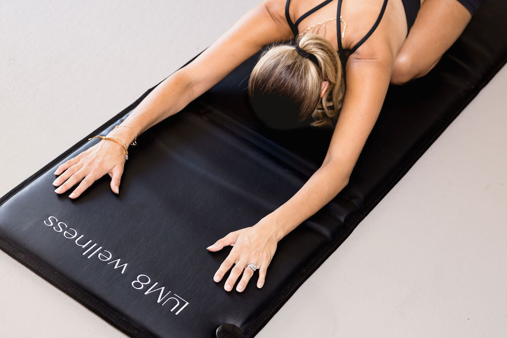 LUM8 PEMF Core Mat — infrared PEMF mat for home recovery and sleep
